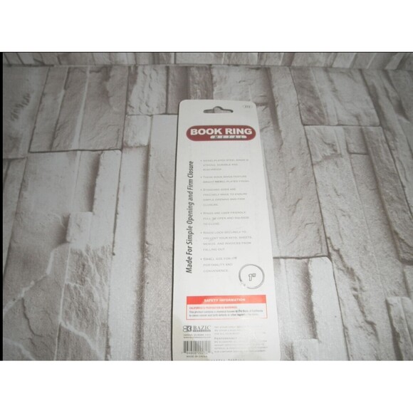 NEW, by BAZIC, BOOK RING METAL MULTI-COLOR, (PACK OF 10) 1" ROUND - Picture 8 of 9